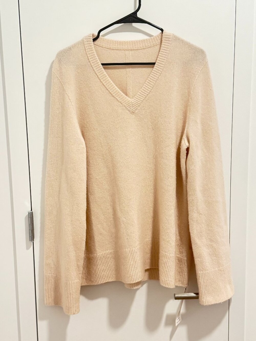 The Row Cashmere /Wool Blend Beige Sweater